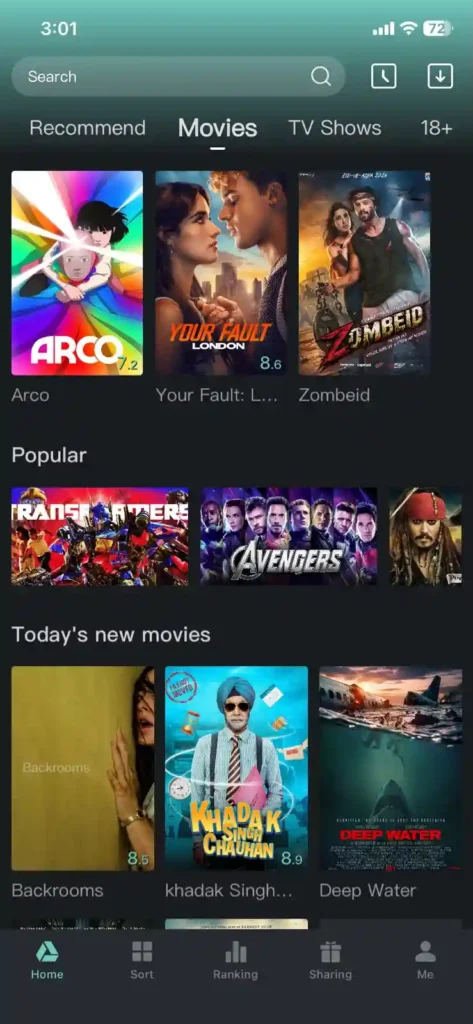 SabziRate Watch Movie App 2